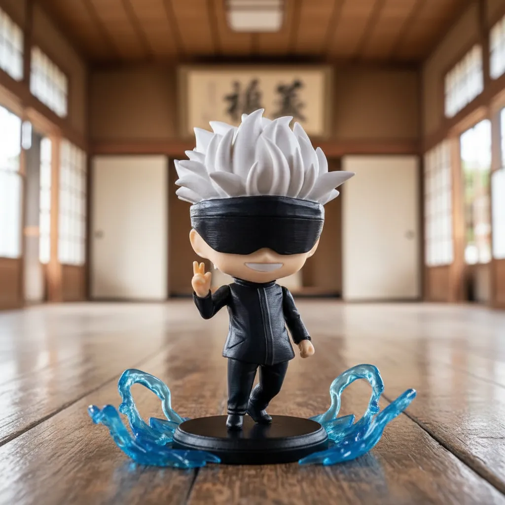 Satoru Gojo Jujutsu Kaisen Action Figure 15cm